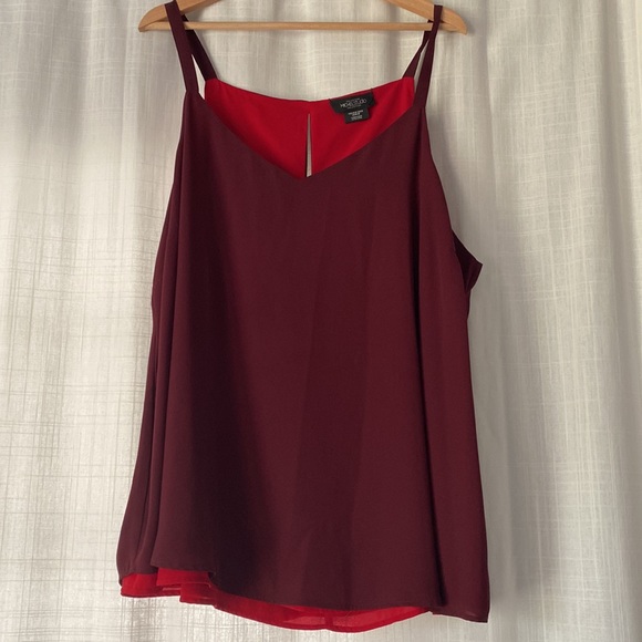 Michel Studio Tops - Reversible blouse with straps.